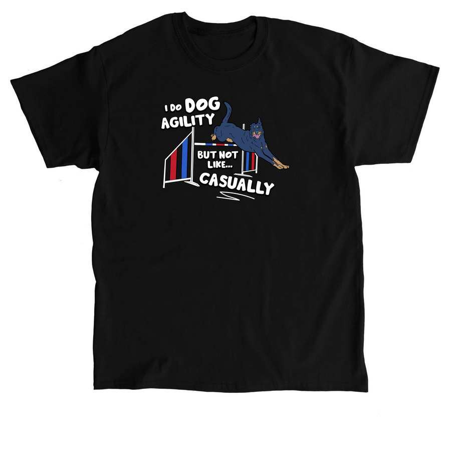 Not Casually, a Black Classic Unisex Tee