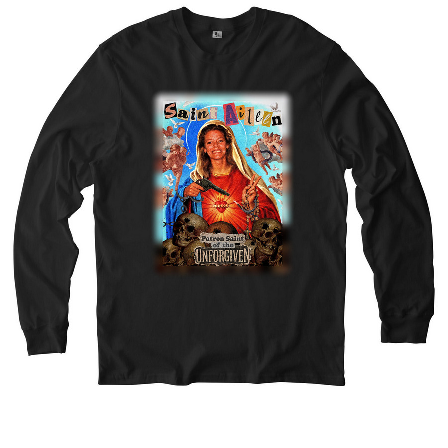 Saint Aileen Shirts, a Deep Black Allmade Organic Cotton Long Sleeve Tee