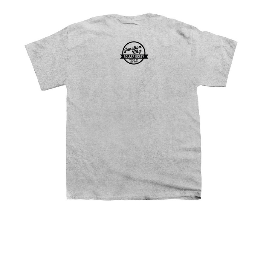 Derby for the Dogs Fundraiser, a Sport Grey Youth Unisex Tee (back-view)