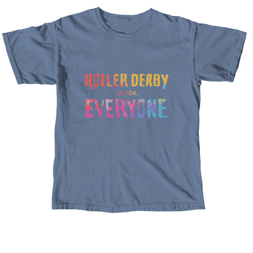 LIRR Pride Merch, a Blue Jean Comfort Colors Unisex Tee