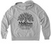 Midwives Tree 2026-Zip Ups, a Granite Grey Heather Allmade Organic French Terry Zip Up Hoodie (back-view)