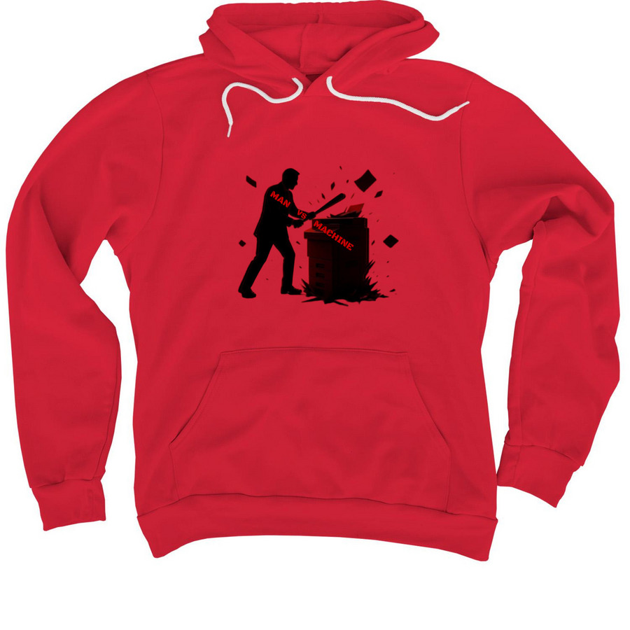Red Flame of Liberty, a Red Premium Pullover Hoodie