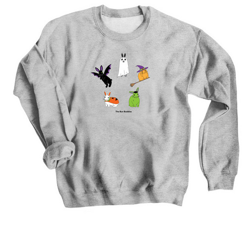 Halloween Bunnies!, a Sport Grey Crewneck Sweatshirt