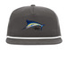Signature Marlin Hat, a Charcoal/ White Printed Umpqua Snapback Cap