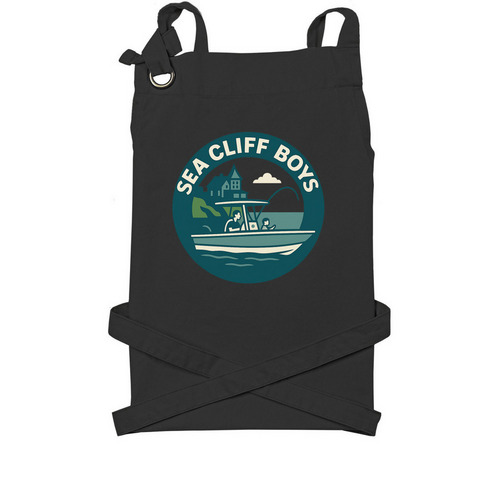 Apron, a Black Cotton Canvas Pocket Apron