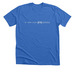 SCVO Horizontal Cream Logo Clothing, a Heather True Royal Premium Unisex Tee