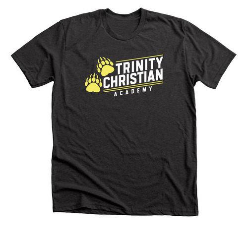 TCA Bear Paw, a Dark Grey Heather Premium Unisex Tee