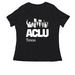 The Moment, a Black Women's Relaxed V-Neck Tee