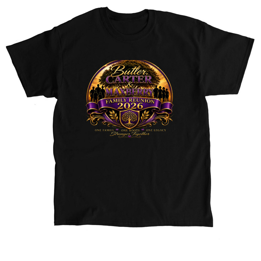 2026 Butler,Carter &Maxberry, a Black Classic Unisex Tee
