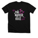 Pink Warrior House, a Solid Black Blend Premium Unisex Tee