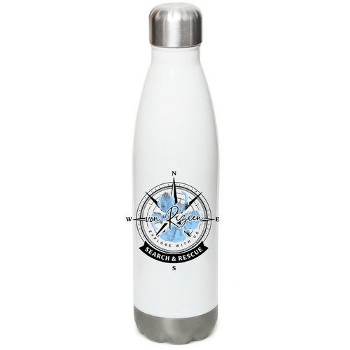 Stay hydrated, a White Stainless Steel Water Bottle