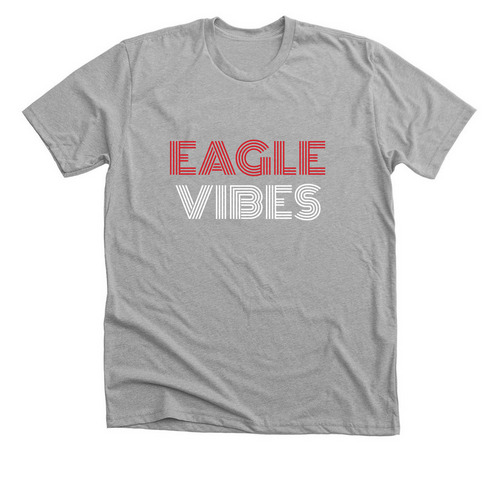 Eagle Vibes, a Athletic Heather Premium Unisex Tee