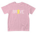Brave Like Beckham - Toddler Sizes, a Pink Toddler Tee