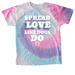 SPREAD LOVE, a Unicorn Classic Tie Dye Tee
