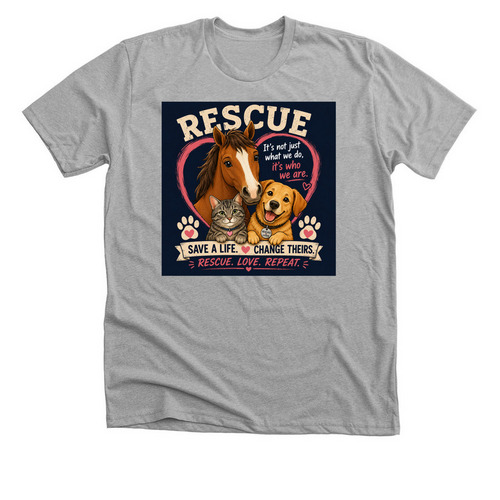 Celebrate And Encourage to Do Good!, a Athletic Heather Premium Unisex Tee