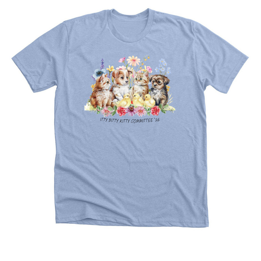 Committee Meeting, a Heather Baby Blue Premium Unisex Tee