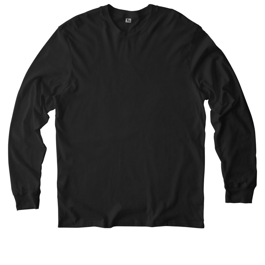 North County Pickleball Logo Shirts, a Deep Black Allmade Organic Cotton Long Sleeve Tee