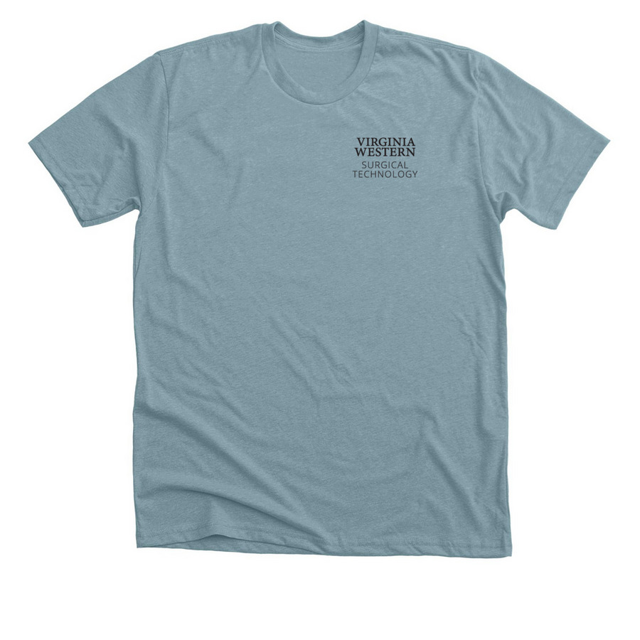 Silly Goose on the Loose, a Heather Blue Lagoon Premium Unisex Tee