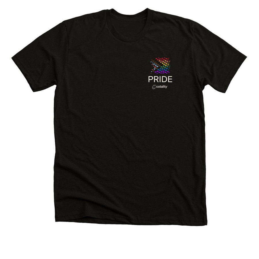 Cotality Pride Dark, a Solid Black Blend Premium Unisex Tee