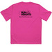 RtH - Flavorful Tech Tops, a Neon Pink Classic Performance Tee (back-view)