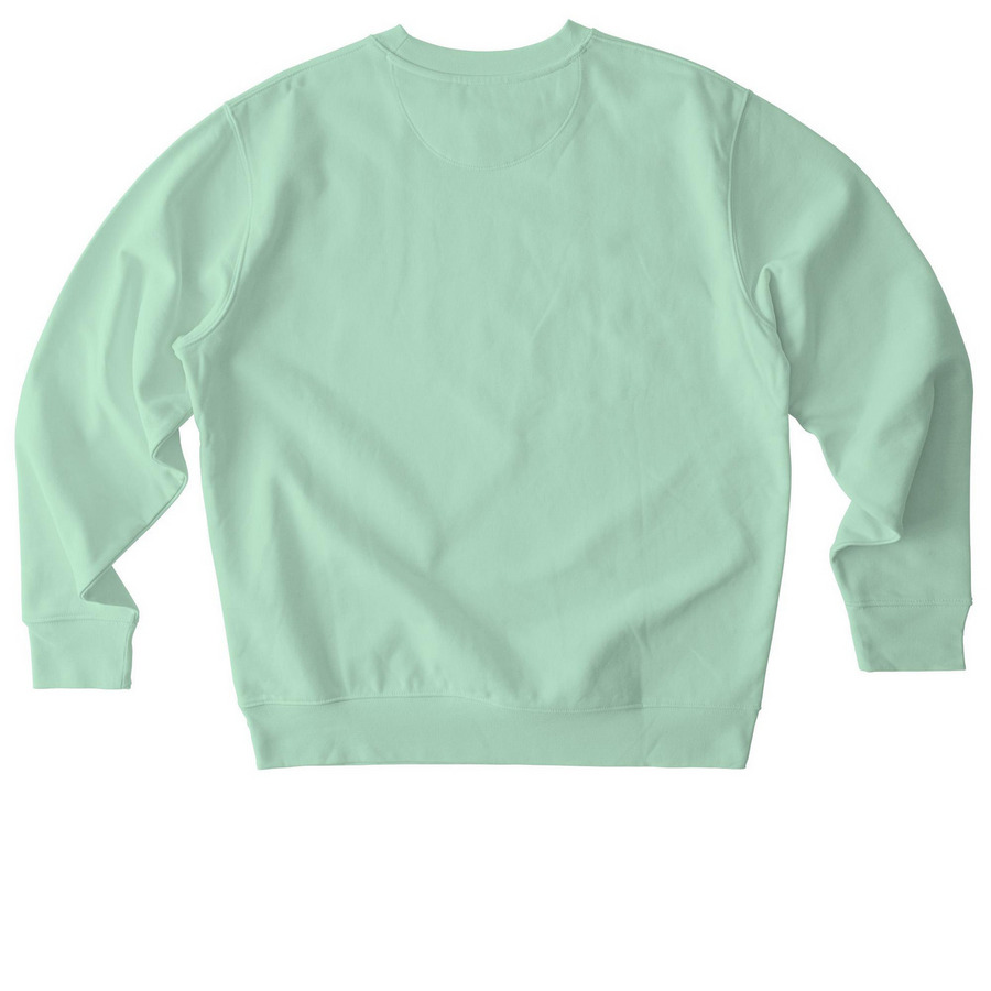 Build a Better World, a Misty Jade Stanley/Stella Unisex Changer 2.0 Crewneck Sweatshirt (back-view)