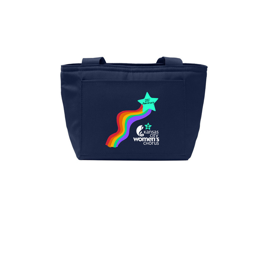 25th Anniversary Lunch Totes, a River Blue Navy Insulated Lunch Tote