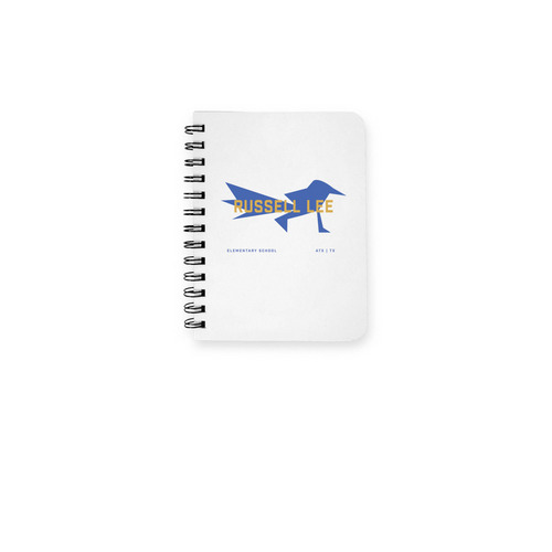 5x7 Roadrunner Notebook, a White Spiral Notebook