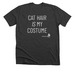 Cat Hair IS My Costume, a Dark Grey Heather Premium Unisex Tee