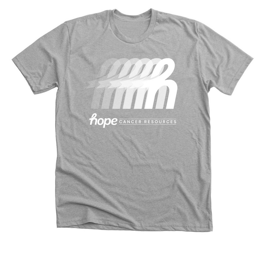 Hope Happens Here, a Athletic Heather Premium Unisex Tee