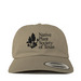 Khaki Cap, Black Embroidery, a Khaki Classic Baseball Cap