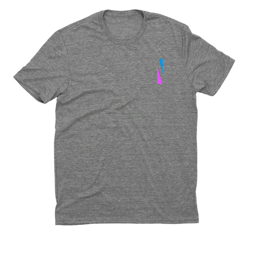 NBHD Basic T, a Aluminum Grey Allmade Eco Triblend Unisex Tee