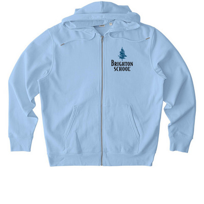 Brighton Logo Zip-Ups (Colorful)-TP, a Blue Soul Stanley/Stella Unisex Cultivator 2.0 Zip Up Pullover Hoodie