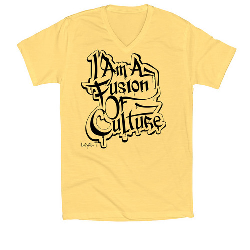 CuLTuRe, a Banana Cream V-Neck Unisex Tee