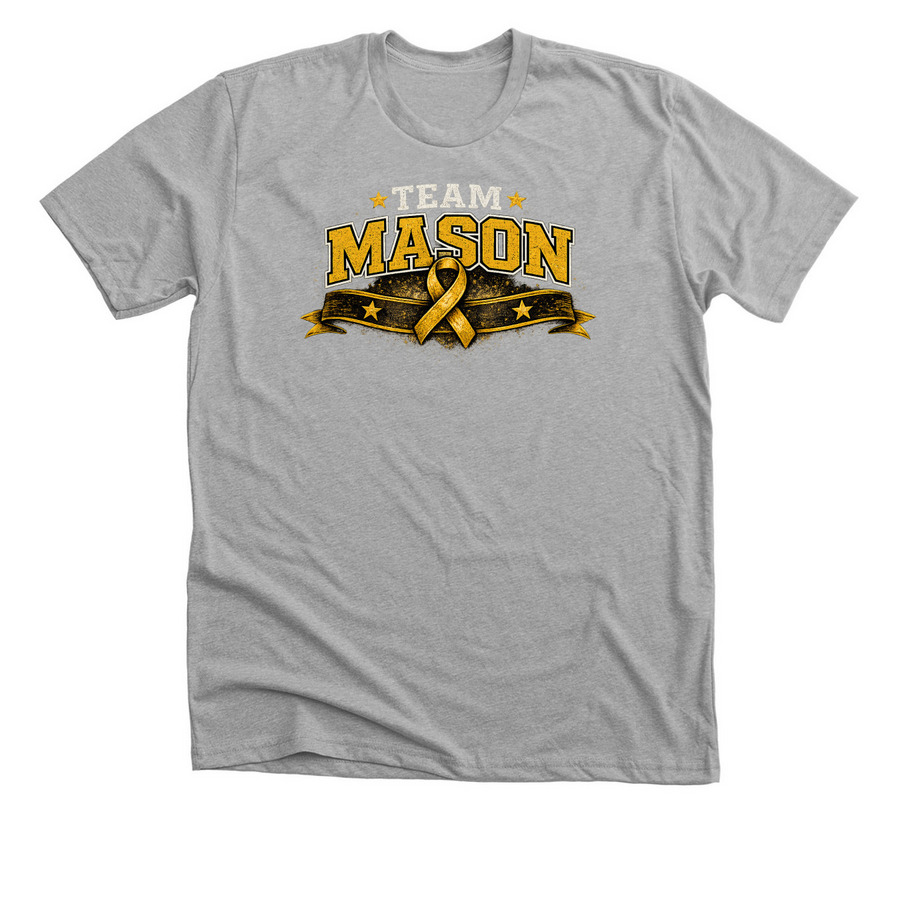 Team Mason Shirts!&nbsp;, a Athletic Heather Premium Unisex Tee