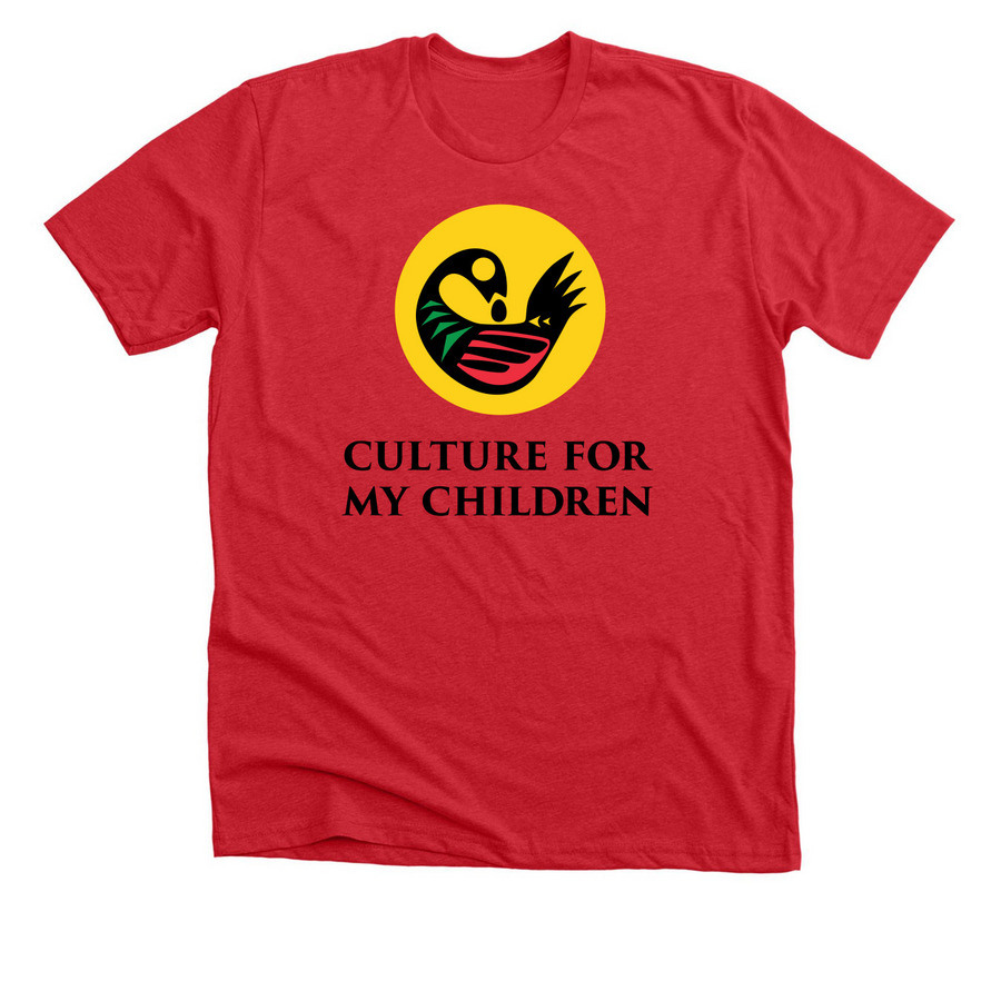 Symbol of Greatness and Leadership, a Heather Red Premium Unisex Tee