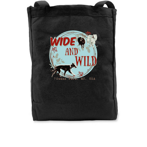 Swag Bag, a Black Recycled Cotton Tote Bag