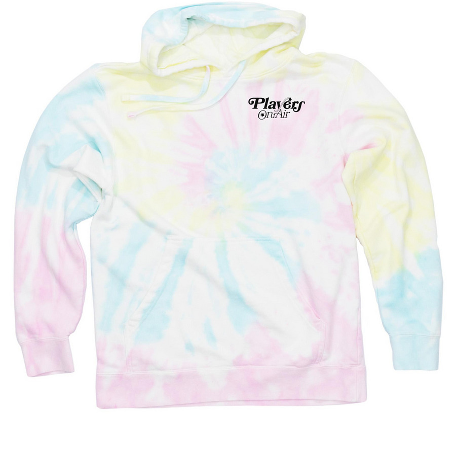 Matilda - Naughty, a Sunset Swirl Tie Dye Pullover Hoodie
