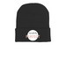 Imperfectly Perfect, a Black Printed Cuffed Beanie