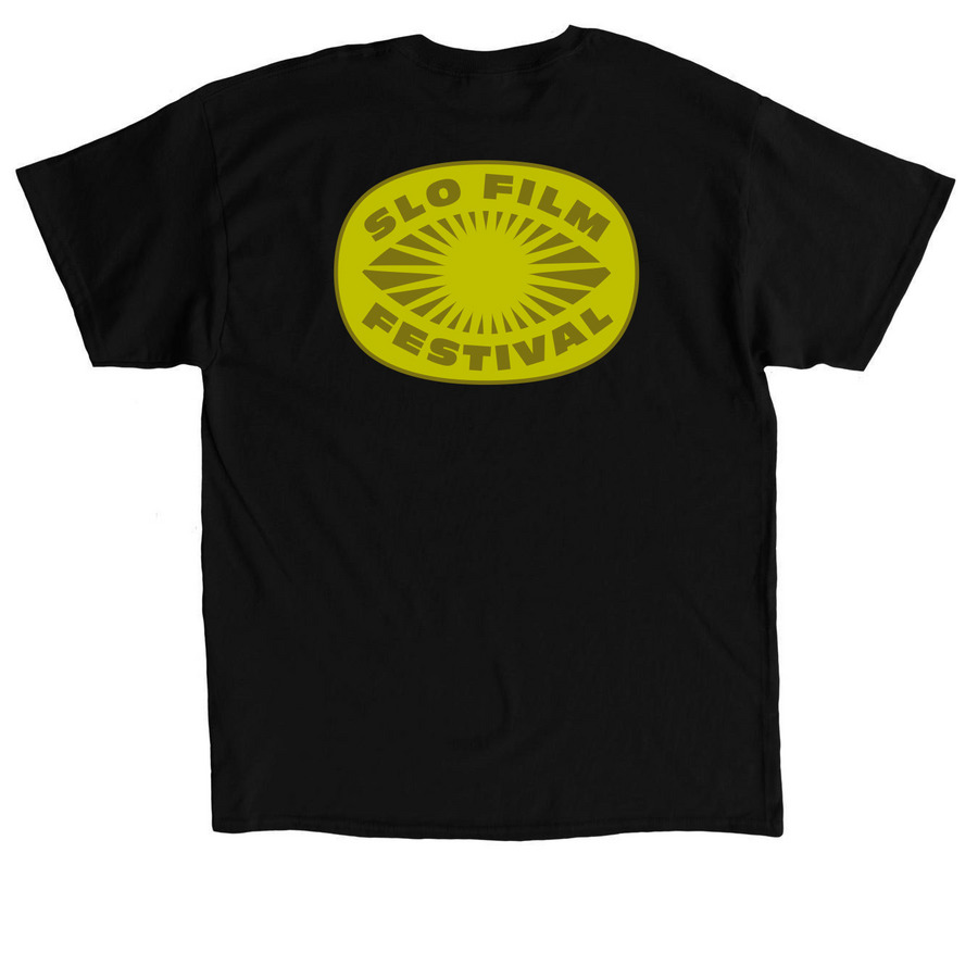 THE EYE, a Black Classic Unisex Tee (back-view)