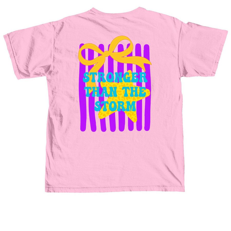 XO, Millie Kate, a Blossom Comfort Colors Unisex Tee (back-view)