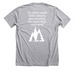 Central Hiking Club Merch, a Athletic Heather Premium Unisex Tee (back-view)