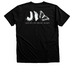Begin Again T-Shirt, a Black Heather Premium Unisex Tee (back-view)