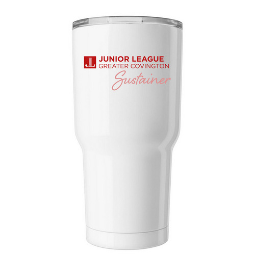 Sustainer Tumbler, a White Insulated Tumbler