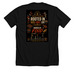 Black Cookoff Shirt, a Solid Black Blend Premium Unisex Tee (back-view)