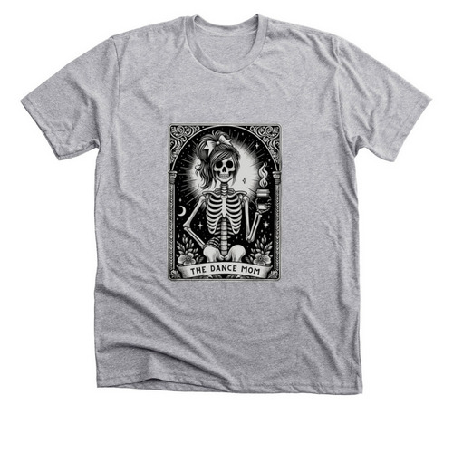 The Dance Mom, a Athletic Heather Premium Unisex Tee