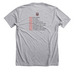 Public Defense is for Lovers, a Athletic Heather Premium Unisex Tee (back-view)