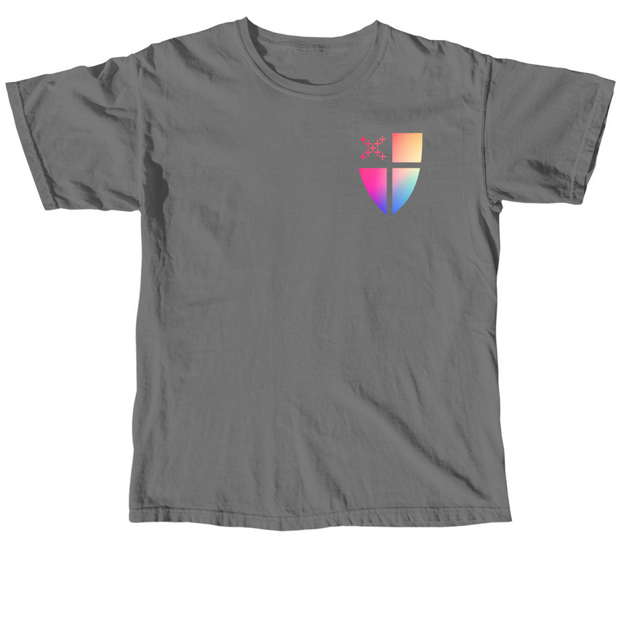 2024 Pride Shirt, a Grey Comfort Colors Unisex Tee