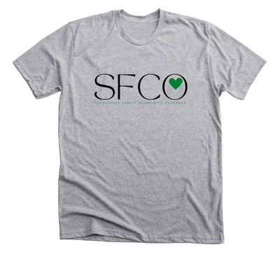 SFCO Volunteer, a Athletic Heather Premium Unisex Tee