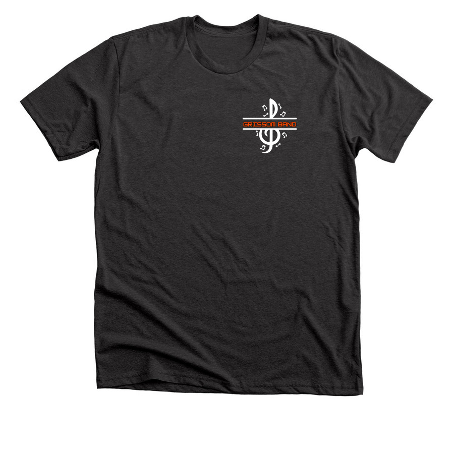 Grissom Band Dad, a Dark Grey Heather Premium Unisex Tee