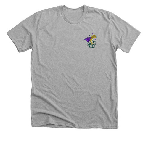 SLES Purple Up!, a Athletic Heather Premium Unisex Tee